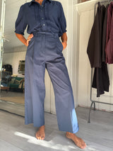 PRE-OWNED MAX MARA NAVY PANTS S RRP £255