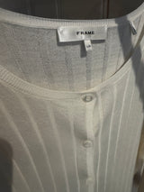 PRE-OWNED FRAME SILK & CASHMERE CARDIGAN L RRP £400