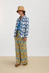 PRE-OWNED LISA CORTI QUILTED JACKET M/L RRP £425