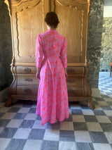 EXCLUSIVE JULIET DUNN FLORAL SCALLOPED COTTON SHIRT DRESS