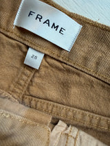 PRE-OWNED FRAME BARREL JEANS 28/29 RRP £320