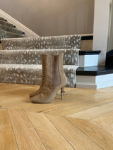 CATE BLANCHETT PRE-OWNED - Burberry Twill Ankle Boot SOLD