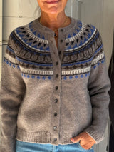 PRE-OWNED ALEX MILL FAIR ISLE CARDIGAN XS RRP £285