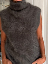 LISA YANG AISLA BRUSHED CASHMERE VEST