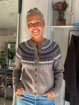 PRE-OWNED ALEX MILL FAIR ISLE CARDIGAN XS RRP £285