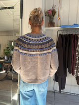 PRE-OWNED ALEX MILL FAIR ISLE CARDIGAN XS RRP £285