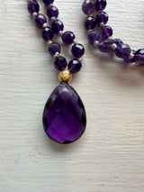 PRE-OWNED SATYA AMETHYST NECKLACE RRP £325