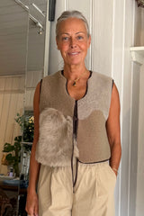 STUDIO WYLDER SHEEPSKIN GILET