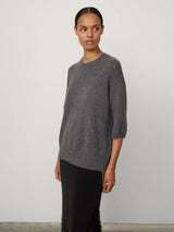 LISA YANG CAMILLE SWEATER IN GRAPHITE