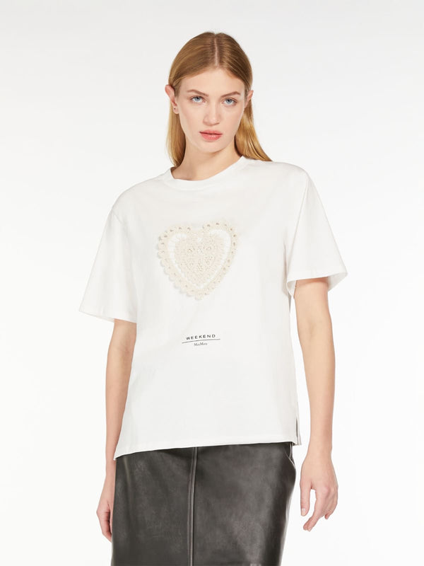 WEEKEND MAX MARA GRAPHIC HEART TEE