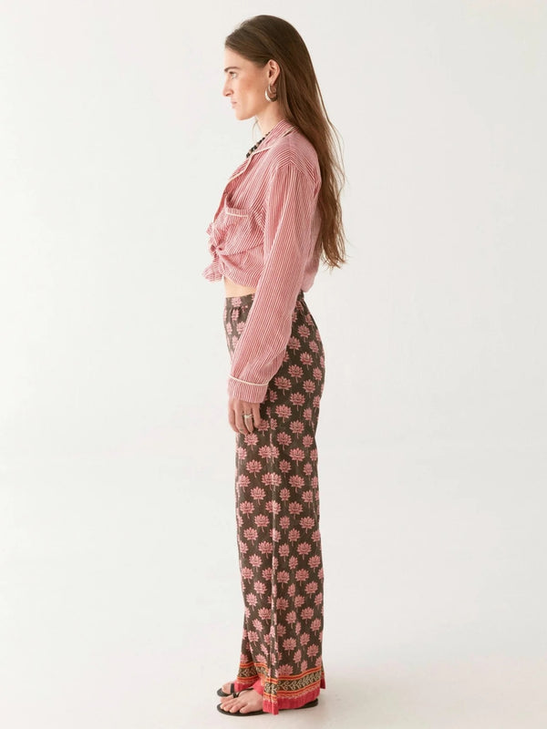 MAISON HOTEL HUGO PANT IN LOTUS MONDRIAN