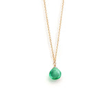 WANDERLUST GREEN QUARTZ SEAFOAM PENDANT