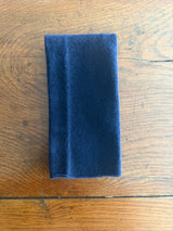 PRE-OWNED LISA YANG NAVY CASHMERE WRIST WARMERS RRP £125