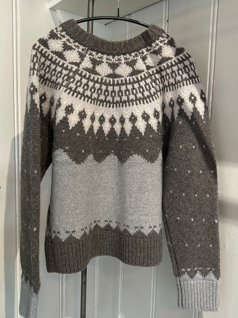 PRE-LOVED SEA INTARSIA SWEATER M RRP £465