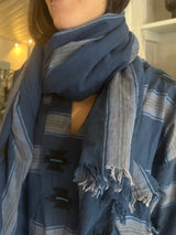 PRE-LOVED BSBEE ORGANIC COTTON SCARF RRP £195