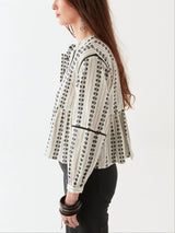 MAISON HOTEL CONSUELITO BLOUSE IN PEARL JAM