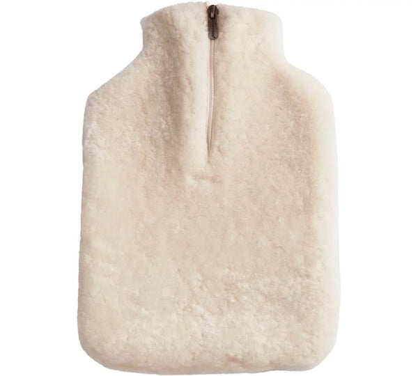 SHEPHERD OF SWEDEN SHEEPSKIN HOT WATER BOTTLE COVER WITH BOTTLE