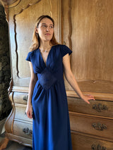 PRE-OWNED LORETTA CAPONI DIVA DRESS XS RRP £795