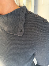 PRE-OWNED LISA YANG CASHMERE ROLLNECK M/L RRP £445