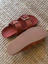 PRE-OWNED ULLA JOHNSON SLIDES 37 RRP £465