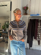 PRE-OWNED ALEX MILL FAIR ISLE CARDIGAN XS RRP £285
