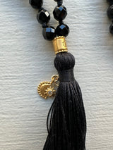 PRE-OWNED SATYA BLACK ONYX MALA RRP £225