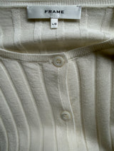 PRE-OWNED FRAME SILK & CASHMERE CARDIGAN L RRP £400