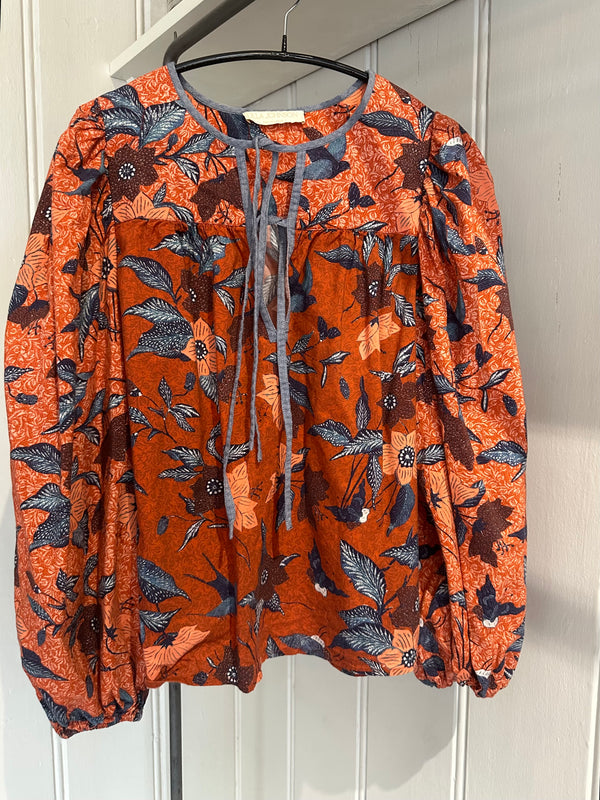 PRE-OWNED ULLA JOHNSON BLOUSE 0 RRP £325