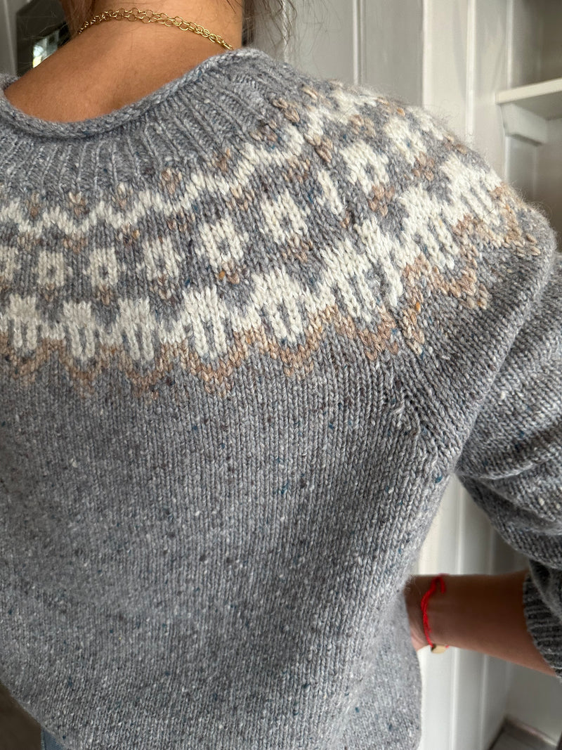 Alex Mill Jaime Fair isle sweater in Grey