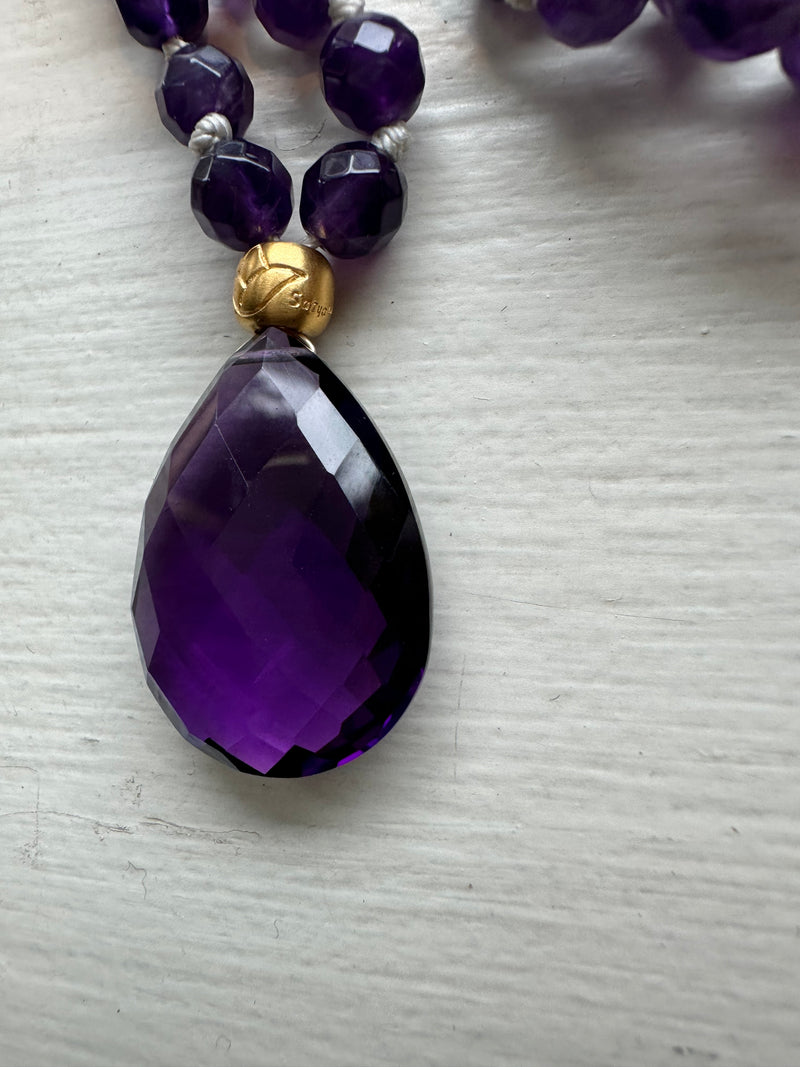 PRE-OWNED SATYA AMETHYST NECKLACE RRP £325