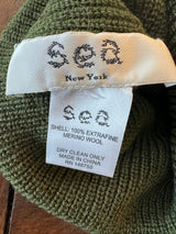 PRE-OWNED SEA MERINO HAT RRP £165