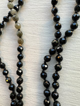 PRE-OWNED SATYA BLACK ONYX MALA RRP £225