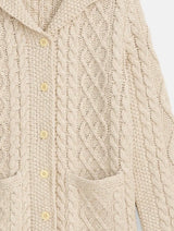 ALEX MILL OJAI CARDIGAN IN ECRU