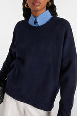 LISA YANG MILA SWEATER IN NAVY