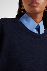 LISA YANG MILA SWEATER IN NAVY