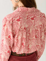 MAISON HOTEL DYLAN BLOUSE IN PINK MARTINI