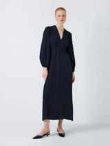 WEEKEND MAX MARA ELISIR NAVY MIDI-DRESS