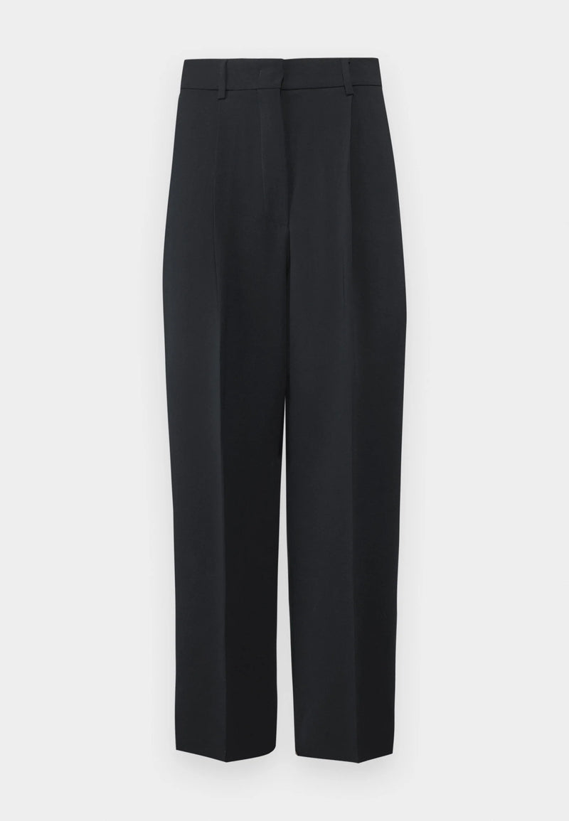 WEEKEND MAX MARA STRAIGHT LEG NAVY PANTS