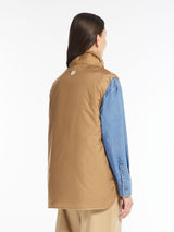 WEEKEND MAX MARA REVERSIBLE WATER-REPELLENT CANVAS GILET