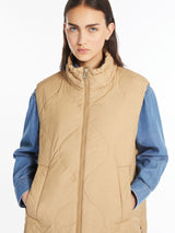 WEEKEND MAX MARA REVERSIBLE WATER-REPELLENT CANVAS GILET