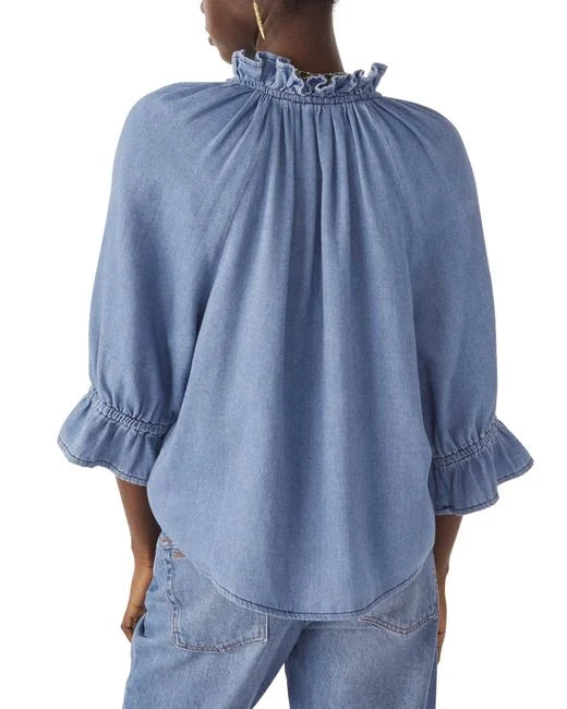 BA&SH DENIM BLOUSE