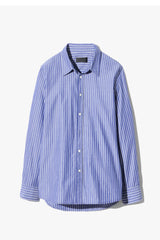NILI LOTAN RAPHAEL CLASSIC STRIPED COTTON SHIRT