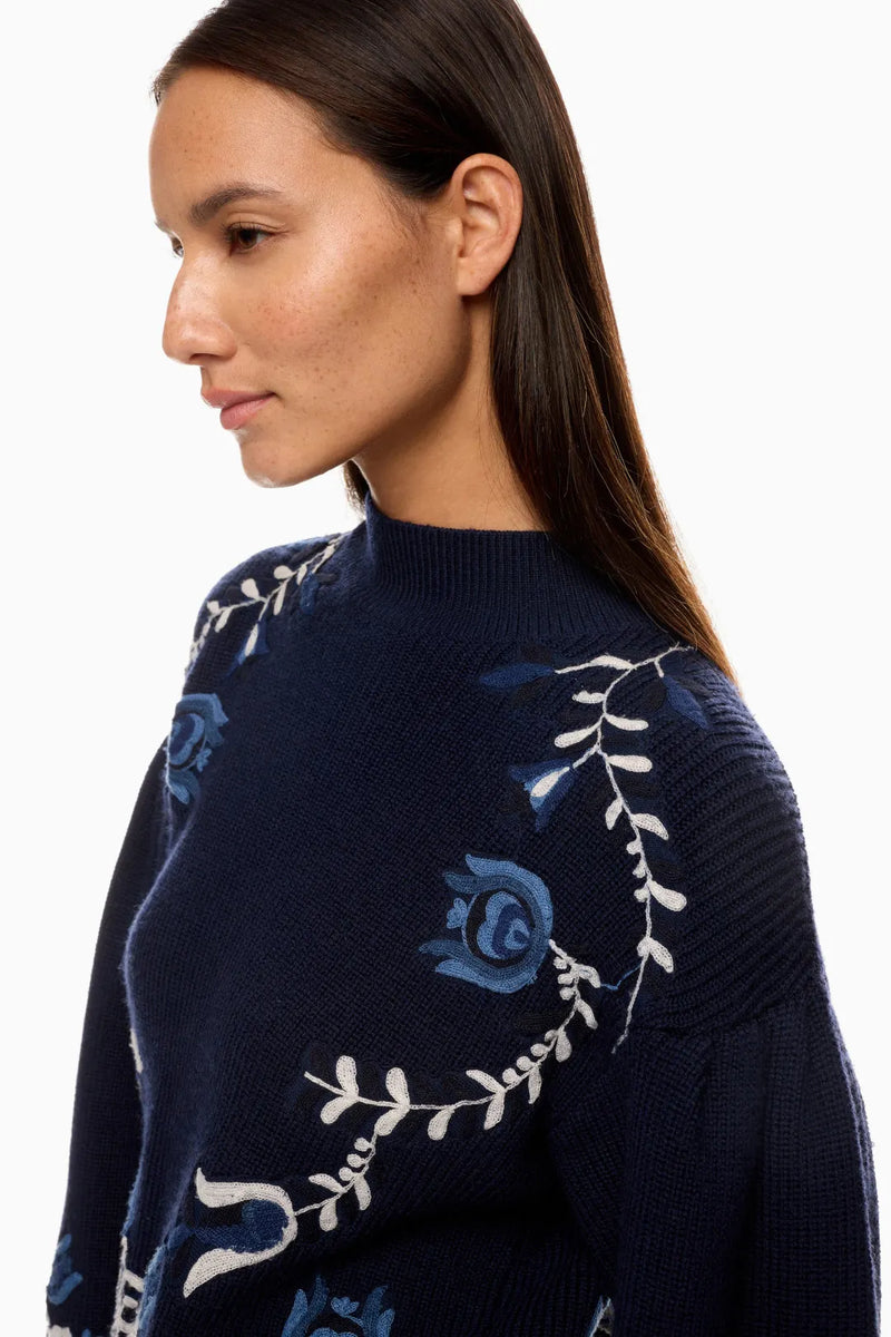 SEA INGA EMBROIDERED SWEATER