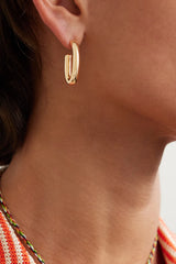 ROXANNE ASSOULIN THE OVAL HOOP EARRINGS