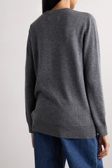 LISA YANG HELENA SWEATER IN GRAPHITE