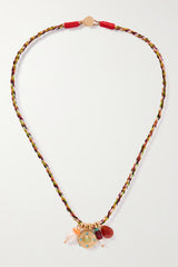 ROXANNE ASSOULIN LUCKY CHARMS GOLD-TONE NECKLACE