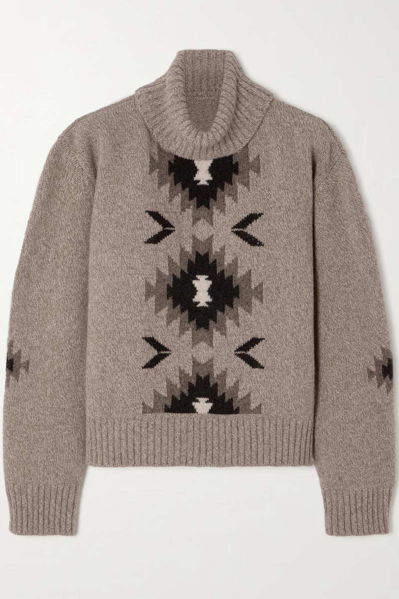 WE NORWEGIANS HOVDEN SWEATER IN SAND