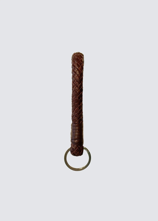 DRAGON DIFFUSION KEY RING IN DARK BROWN