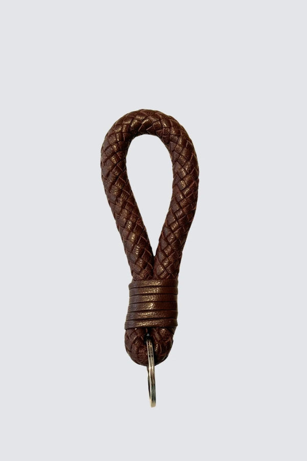 DRAGON DIFFUSION KEY RING IN DARK BROWN