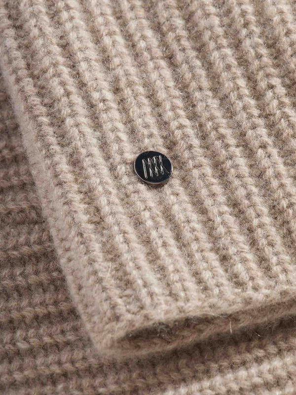 WE NORWEGIANS BLEFJELL CASHMERE SNOOD IN SAND